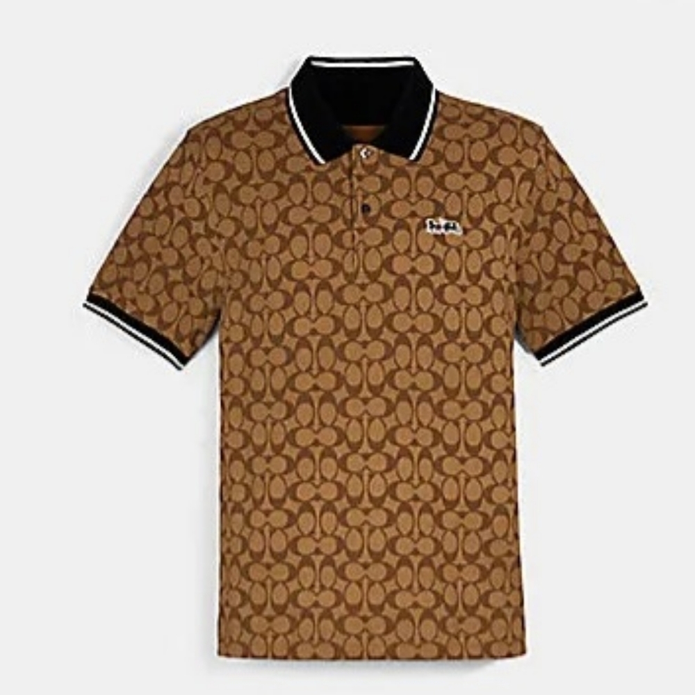 Coach Signature Polo (Khaki)